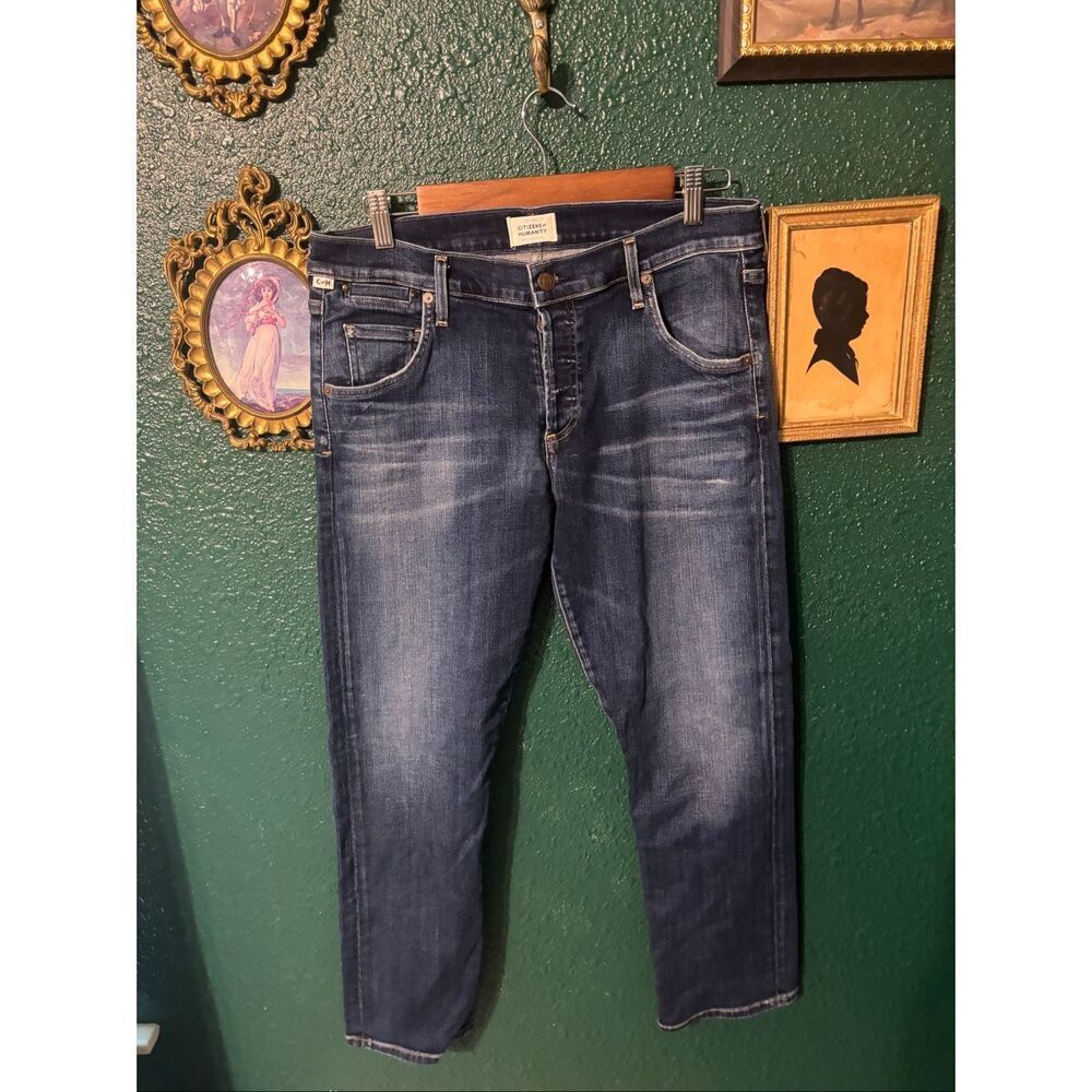 Citizens of Humanity Dark Wash Crop Jeans Size 28